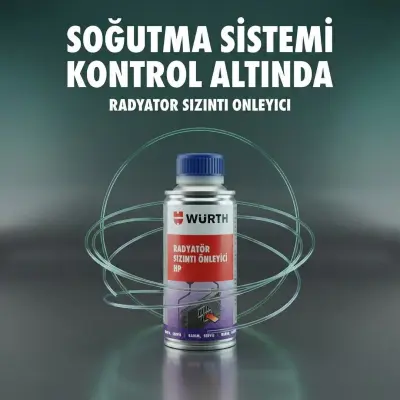 Würth Radyatör Kaçak Önleyici Katkı Soğutma Sistemi Sızıntı Kesici